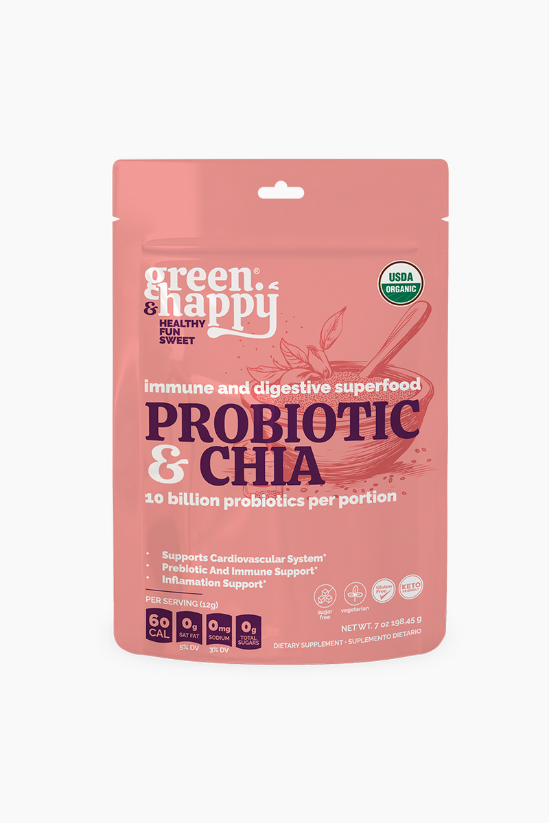 Probiótico y chía Green &amp; Happy 