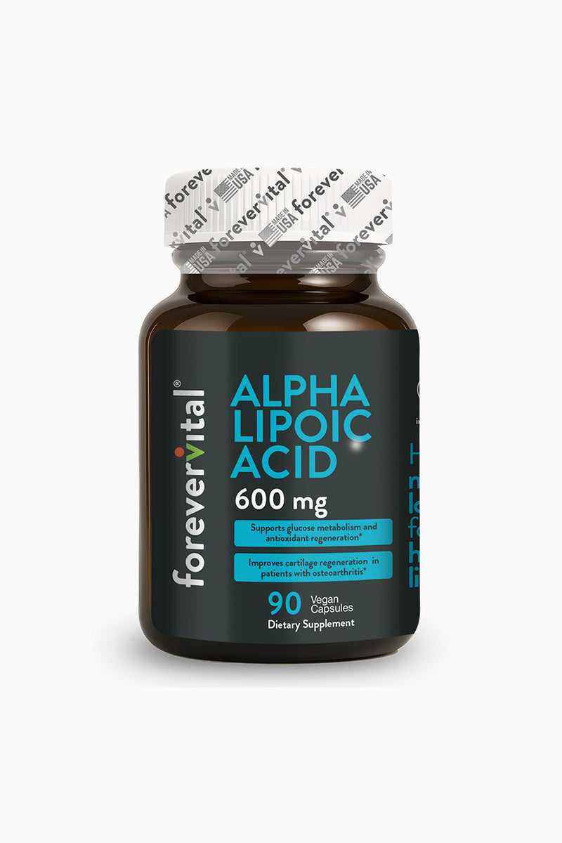Ácido alfa lipoico Forevervital 600 mg 