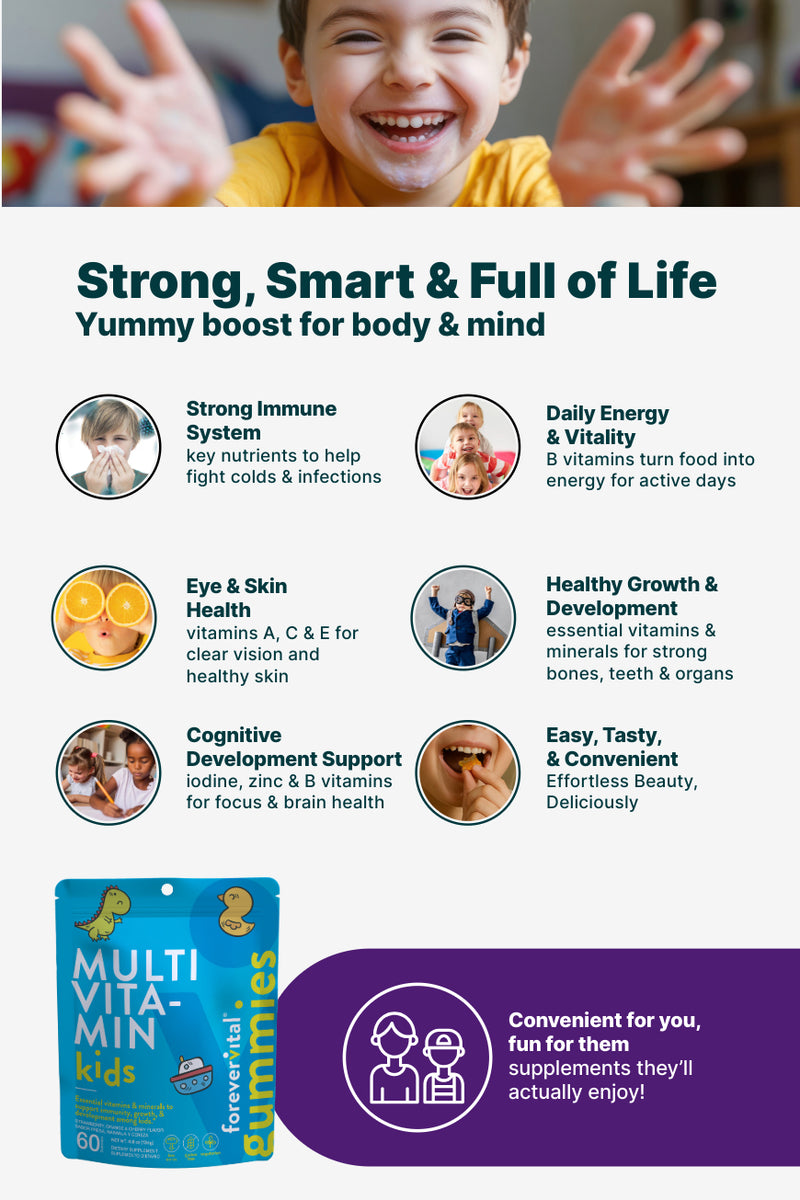 Gomitas multivitamínicas Forevervital para niños