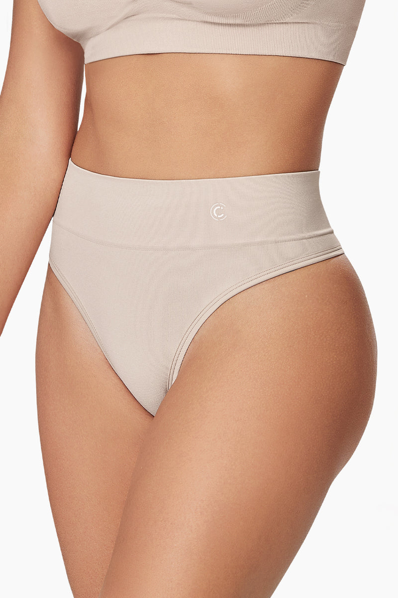 Pure Shape Thong shapewear in Blossom Nude